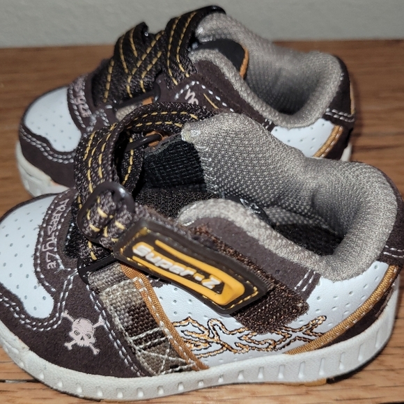 SKECHERS NOLLIES GYRATE BOYS SNEAKERS SKATEBOARDING SHOES SZ 3 - Picture 4 of 6